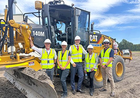 Airfield reconfiguration work has commenced at Newcastle Airport