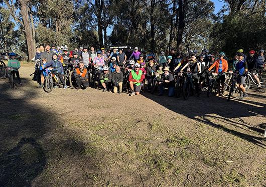 Pioneer Road MTB official opening group photo