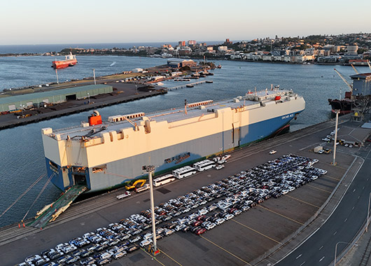 PON VehicleCarrier at berth