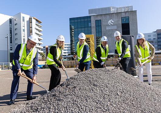 City Campus Student Accommodation Sod Turn 1