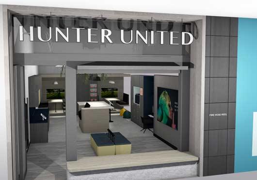 Hunter United new Green Hills branch artist Impression