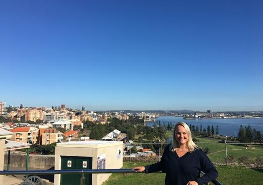 Lord Mayor Nuatali Nelmes at Fort Scratchley
