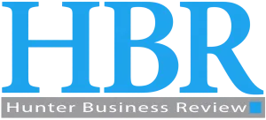 Clean blue HBR logo