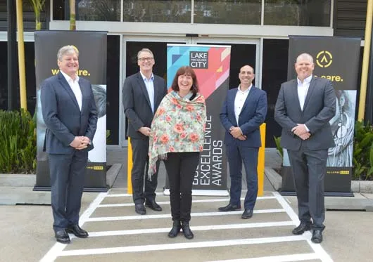 Council-Deputy-CEO-Tony-Farrell-Bob-Hawes-Hunter-Business-Chamber-Mayor-Cr-Kay-Fraser-Peter-Francis-Dantia-Simon-Walsh-Allambi-Care