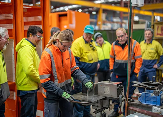 Downer-and-Aruma-working-together-to-manufacture-parts