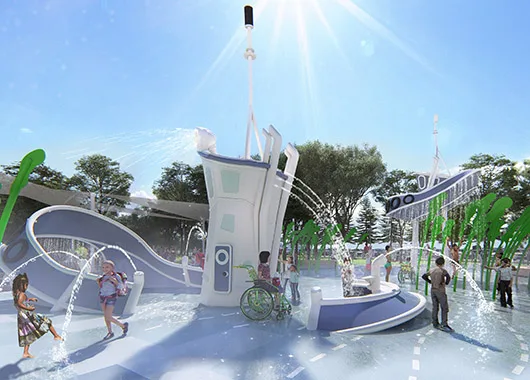 Foreshore-Park-Water-Play-artists-impression