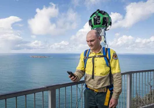 Tomaree National Park, Tomaree Head Walk, Senior Field Officer Dave Power.