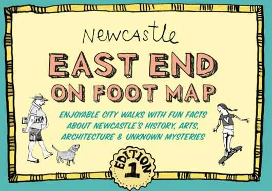 Newcastle-walking-map