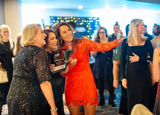 winners-celebrating-at-last-years-lake-mac-business-excellence-awards